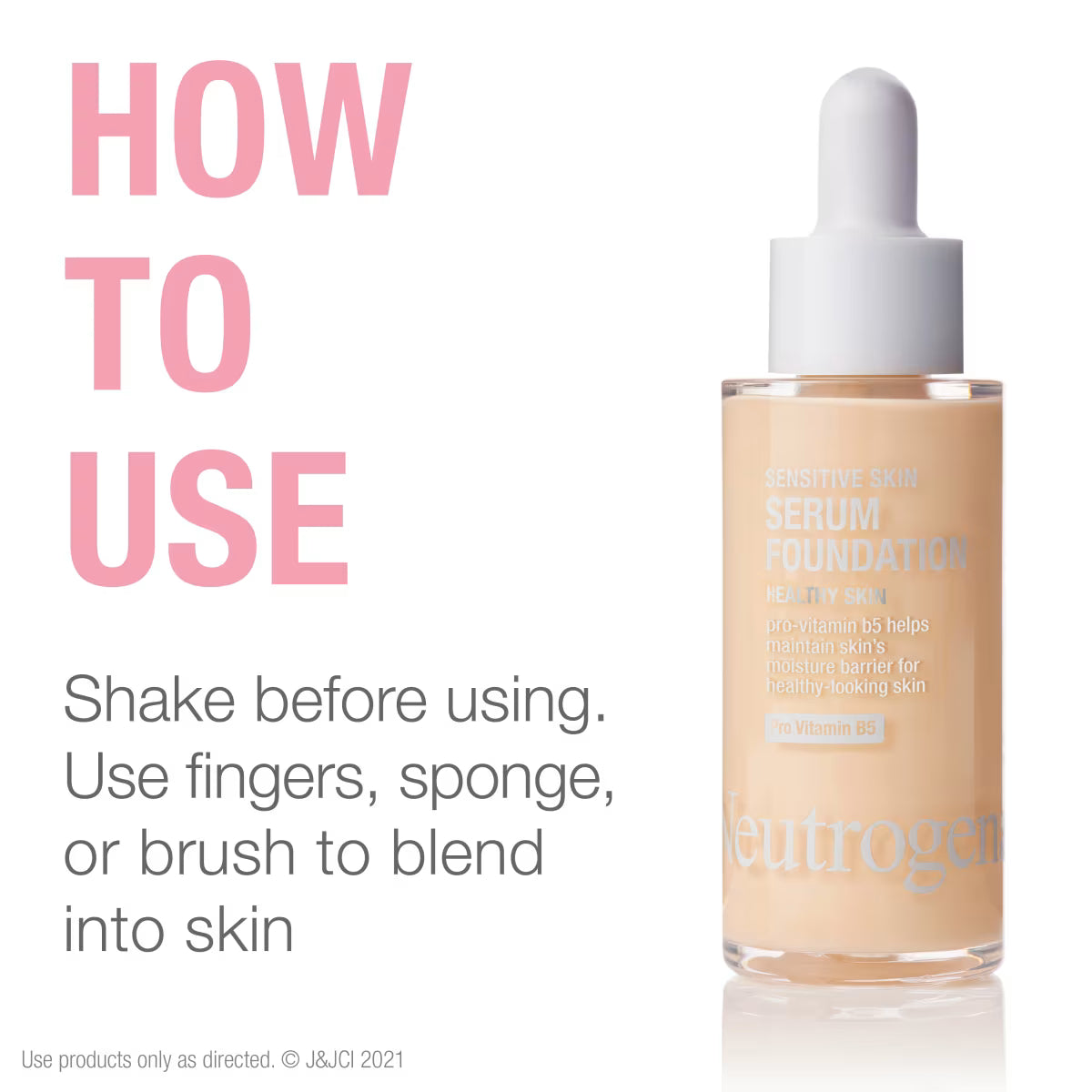 Neutrogena® Healthy Skin Sensitive Skin Serum Foundation, Light 02, 1 Oz - US 3360