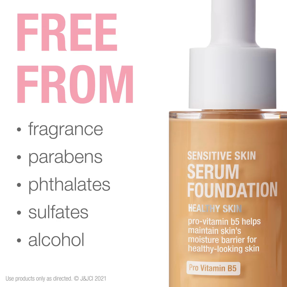 Neutrogena® Healthy Skin Sensitive Skin Serum Foundation, Light/Medium 01, 1 Oz - US 0095