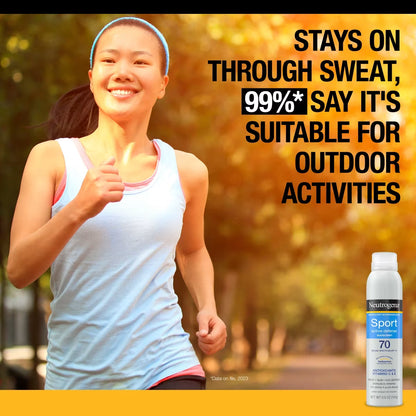 Neutrogena® Sport Active Defense with Broad Spectrum SPF 70 Sunscreen Spray, 5.0 Oz - US 1542
