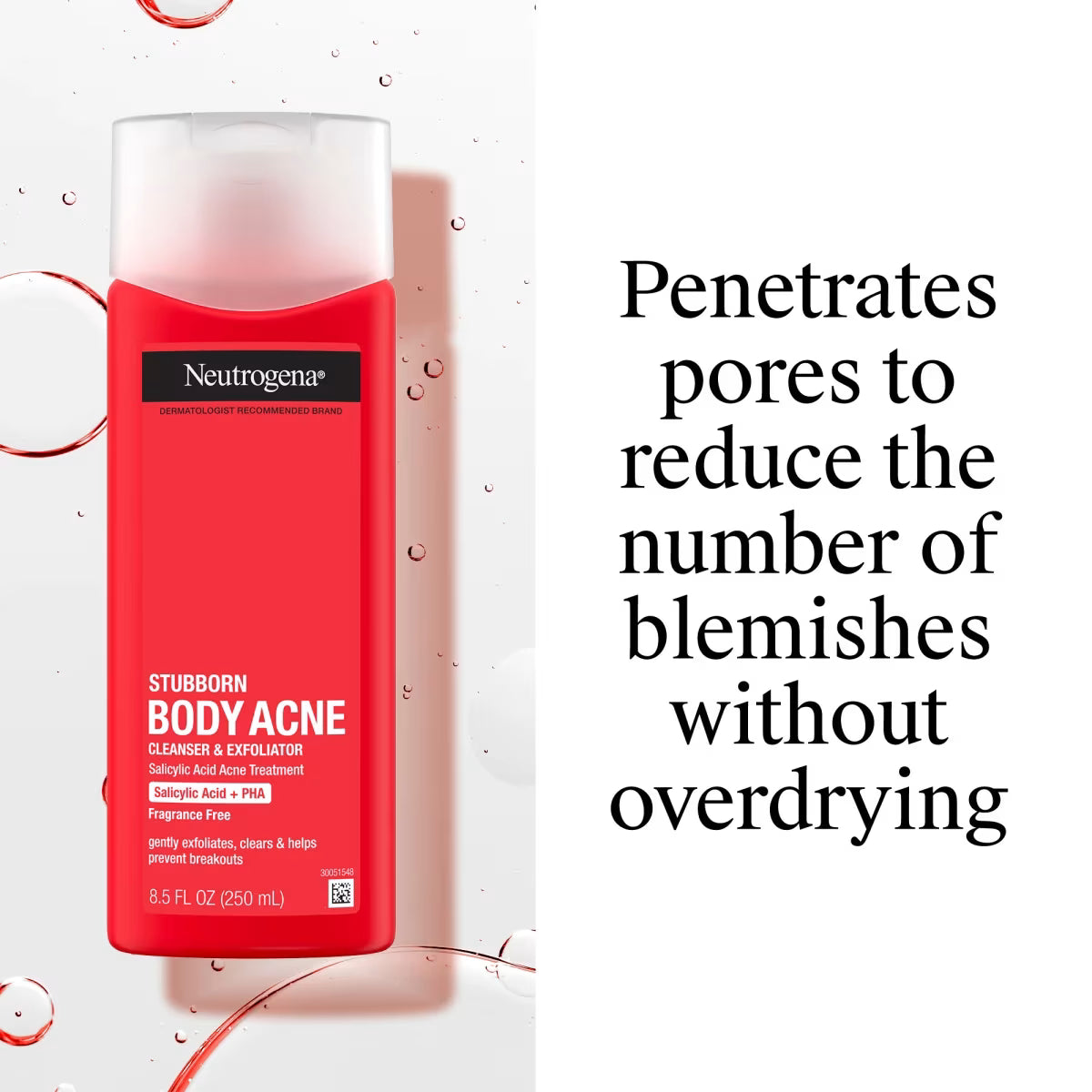 Neutrogena® Stubborn Body Acne Cleanser & Exfoliator, 8.5 Fl. Oz - US 4261