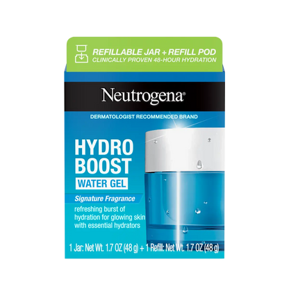Neutrogena® Hydro Boost Water Gel, Refillable Jar + Refill Pod, 1.7 Oz - US 2020
